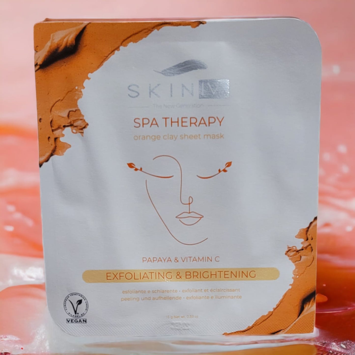 Maschera viso papaya e vitamina C