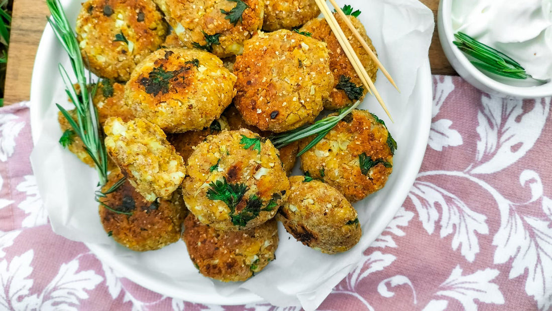 Polpettine di cavolfiore e okara di mandorle | GF