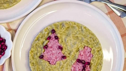 Risotto ai carciofi e melograno