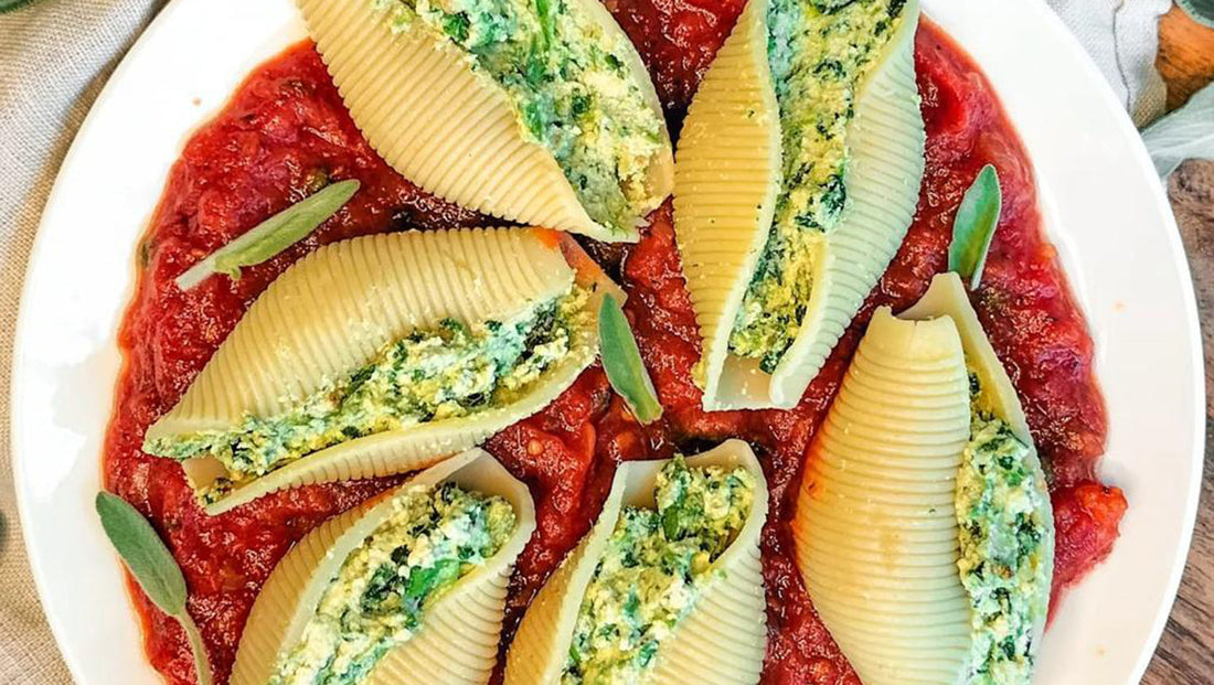 Conchiglioni ripieni di magro