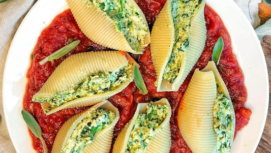 Conchiglioni ripieni di magro