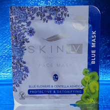 Maschera blue flower e centella asiatica