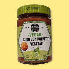 Sugo con polpette vegetali